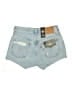 Levi's 100% Cotton Blue Denim Shorts Size 26 waist - photo 2