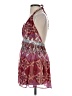 ASOS 100% Polyester Paisley Burgundy Cocktail Dress Size 2 - photo 5