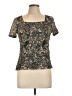 East5th Black Short Sleeve Top Size L - photo 1