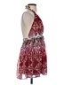 ASOS 100% Polyester Paisley Burgundy Cocktail Dress Size 2 - photo 4