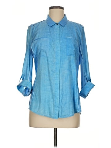 Elie Tahari 3/4 Sleeve Button-Down Shirt (view 1)