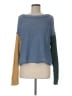 American Eagle Outfitters 100% Cotton Color Block Blue Pullover Sweater Size M - photo 1