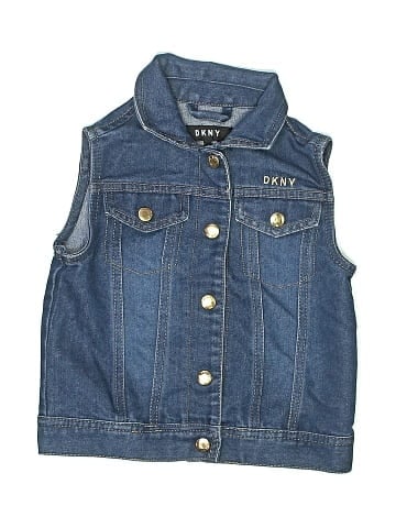DKNY Denim Vest (view 1)