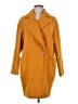Topshop 100% Polyester Yellow Coat Size 4 - photo 1