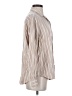 Frank & Eileen Stripes Tan Long Sleeve Blouse Size S - photo 4