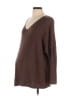 Gap - Maternity 100% Cotton Brown Pullover Sweater Size Sm Maternity - photo 1