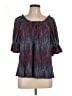 Chenault Blue 3/4 Sleeve Blouse Size L - photo 1