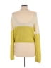 Lovers + Friends 100% Acrylic Color Block Yellow Pullover Sweater Size S - photo 2