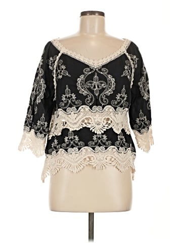 Venus 3/4 Sleeve Blouse (view 1)