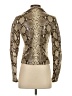 MICHAEL Michael Kors 100% Leather Animal Print Gold Leather Jacket Size XS - photo 2