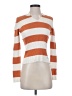 American Eagle Outfitters 100% Cotton Stripes Orange Pullover Sweater Size S - photo 1