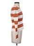 American Eagle Outfitters 100% Cotton Stripes Orange Pullover Sweater Size S - photo 4
