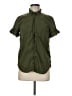 J.Crew 100% Cotton Green Short Sleeve Button-Down Shirt Size 6 - photo 1