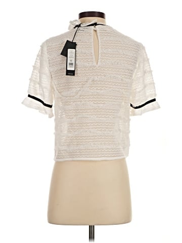 BCBGMAXAZRIA Short Sleeve Top (view 2)