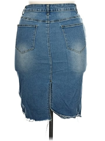 Unbranded Denim Skirt (view 2)