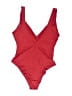 ASOS 100% Polyester Solid Red One Piece Swimsuit Size 8 - photo 2