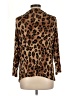 Ruby Rd. Animal Print Brown 3/4 Sleeve Top Size L - photo 2