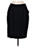 DKNY 100% Wool Solid Black Wool Skirt Size 10 - photo 2