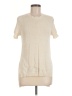 BCBGeneration Ivory Short Sleeve Top Size M - photo 1