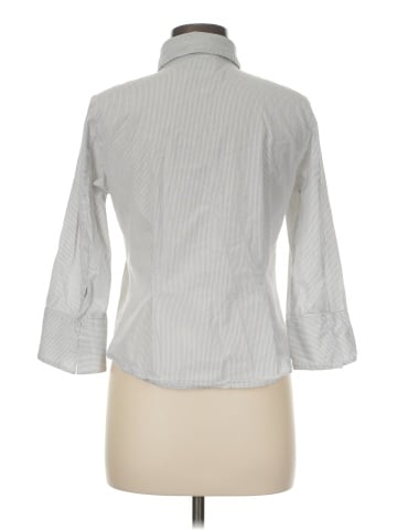 Agnes B. 3/4 Sleeve Button-Down Shirt (view 2)
