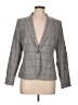 Banana Republic Plaid Gray Blazer Size 12 Petite - photo 1