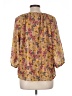 Tantrums 100% Polyester Gold 3/4 Sleeve Blouse Size L - photo 2