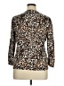 Talbots Outlet Animal Print Brown Pullover Sweater Size XL - photo 2