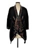 Johnny Was 100% Cotton Black Cardigan Size S - photo 1