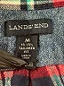 Lands' End 100% Baumwolle Plaid Red Long Sleeve Button-Down Shirt Size M - photo 7