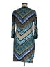 Apt. 9 Print Teal Casual Dress Size 14 - photo 2