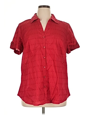 Karen Scott Short Sleeve Blouse (view 1)