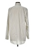 Theory Chevron-herringbone Ivory Long Sleeve Button-Down Shirt Size M - photo 2