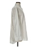 Theory Chevron-herringbone Ivory Long Sleeve Button-Down Shirt Size M - photo 4