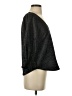 Ro & De Metallic Black 3/4 Sleeve Blouse Size S - photo 4