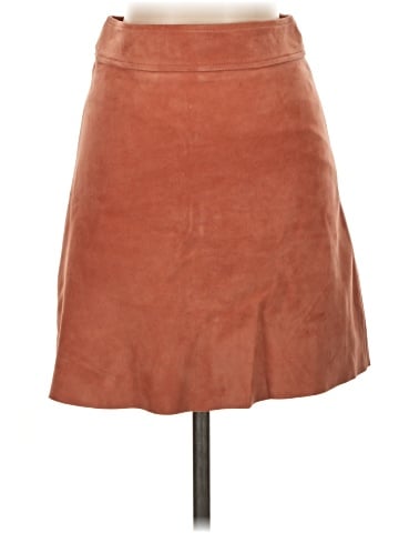 Theory Faux Leather Skirt (view 1)