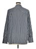Lands' End Stripes Black Silver Long Sleeve Blouse Size XL - photo 2