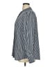 Lands' End Stripes Black Silver Long Sleeve Blouse Size XL - photo 5