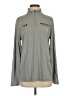 Under Armour 100% Polyester Gray Long Sleeve Polo Size S - photo 1