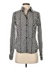 Carlisle Chevron-herringbone Multi Color Ivory Long Sleeve Blouse Size 4 - photo 1