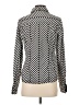 Carlisle Chevron-herringbone Multi Color Ivory Long Sleeve Blouse Size 4 - photo 2