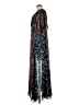 Guess 100% Polyester Paisley Black Casual Dress Size L - photo 5
