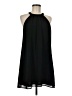 Naked Zebra 100% Polyester Solid Black Cocktail Dress Size M - photo 1