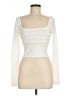 Beginning Boutique Ivory Long Sleeve Top Size 6 - photo 1