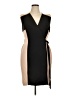 DKNY Color Block Tan Cocktail Dress Size 14 - photo 1
