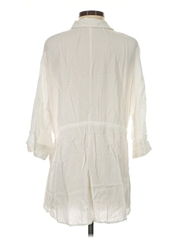 L Space 3/4 Sleeve Button-Down Shirt (view 2)