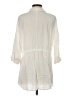 L Space 100% Rayon Ivory 3/4 Sleeve Button-Down Shirt Size XS - photo 2