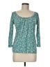 Boden 100% Lyocell Teal 3/4 Sleeve Top Size 8 - photo 1