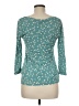 Boden 100% Lyocell Teal 3/4 Sleeve Top Size 8 - photo 2