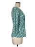 Boden 100% Lyocell Teal 3/4 Sleeve Top Size 8 - photo 4
