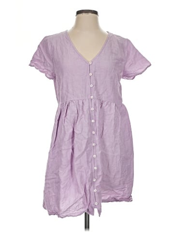Madewell Linen-Blend Alexandra Button-Front Mini Dress (view 1)